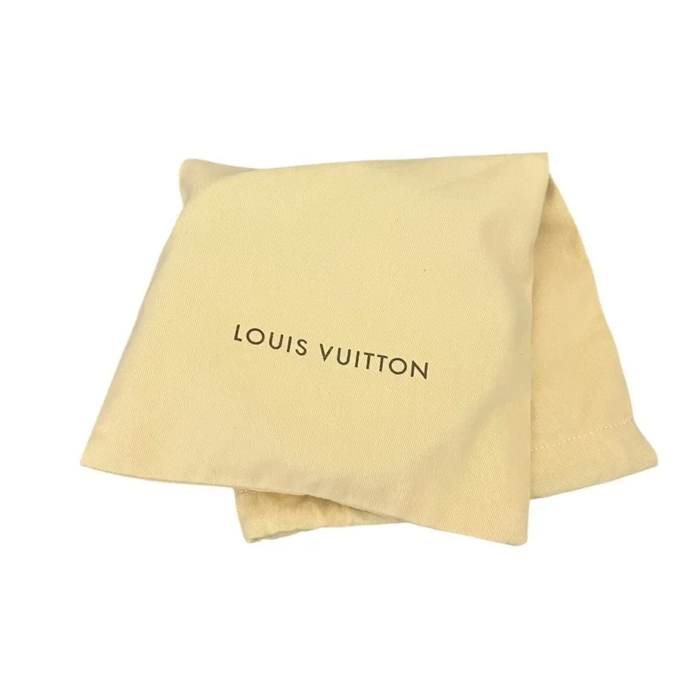 Louis Vuitton Brown Belt with Gold Buckle